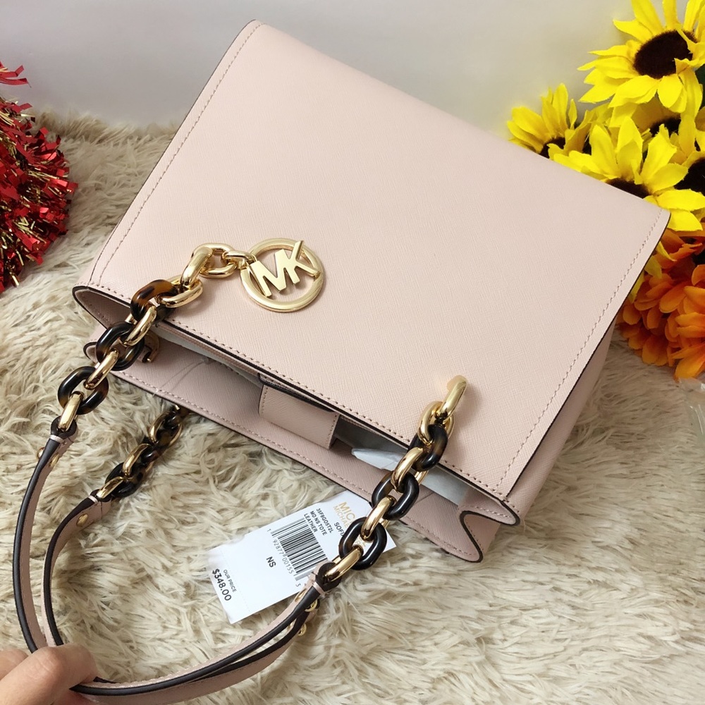 NWT Michael Kors Sofia Medium Leather Satchel - Picture 5 of 8
